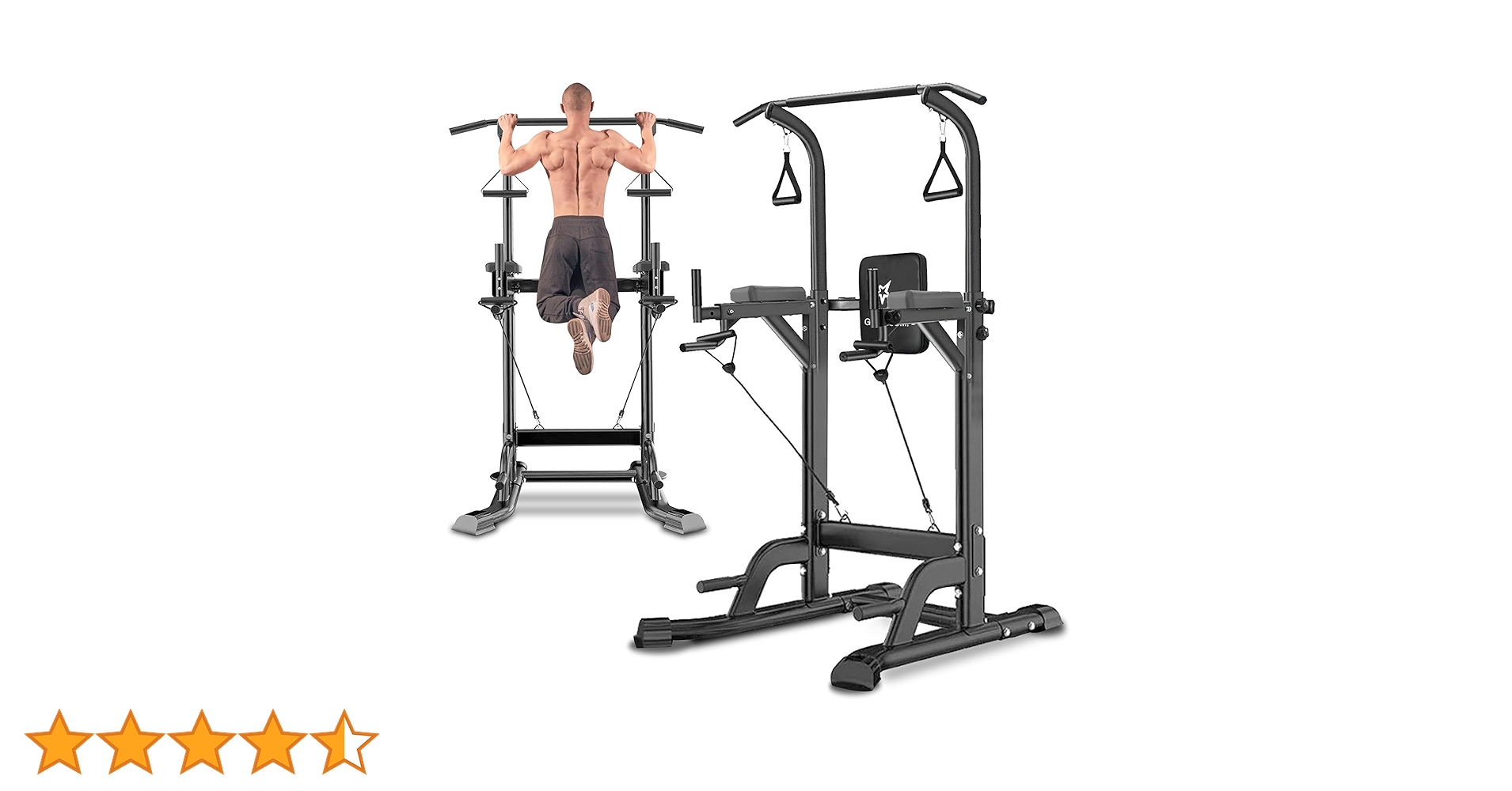 Amazon.co.jp: GOGOJUMP 懸垂マシン 耐荷重180kg 11段階高さ調整 多